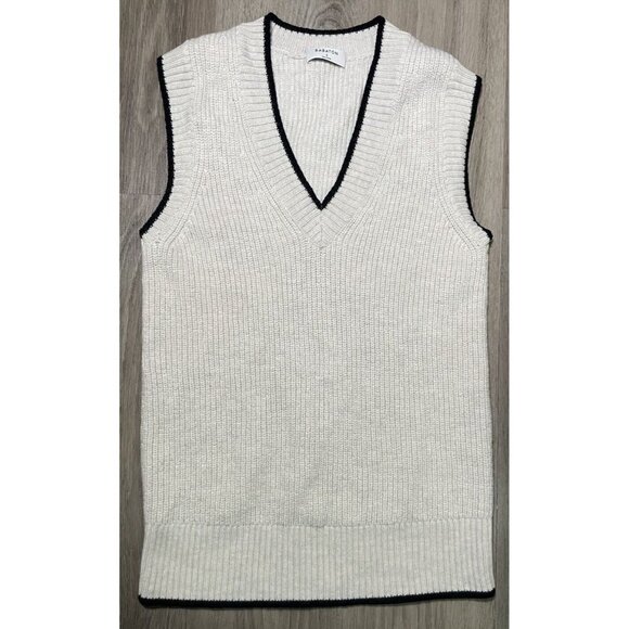 Aritzia Sweaters - Aritzia Babaton Sherman Sweater Vest 100% Merino Wool Knit Oversized Preppy S